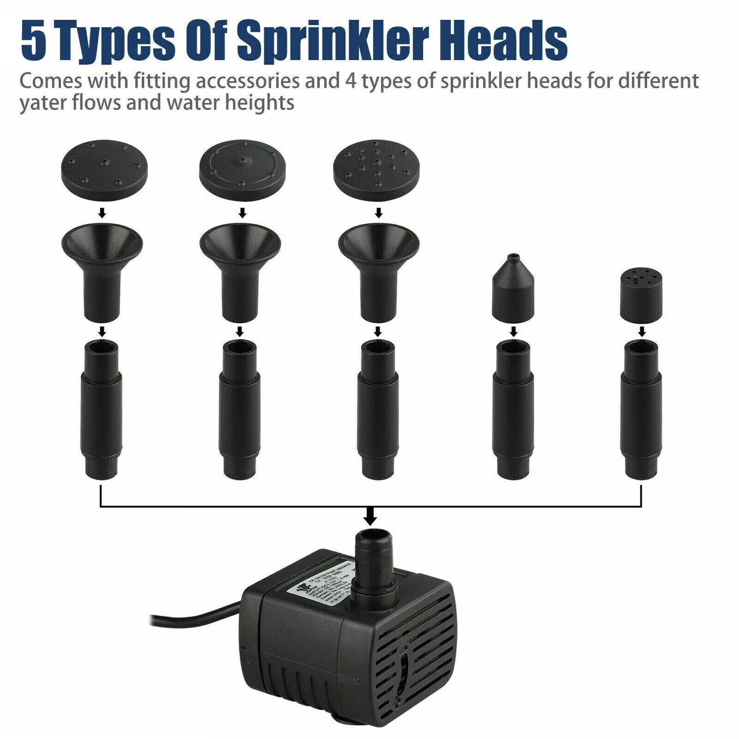 Ctx™ Solar Power Fountain Pump
