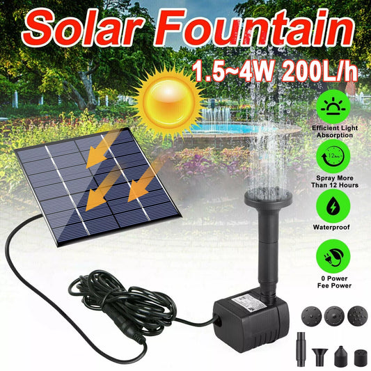 Ctx™ Solar Power Fountain Pump